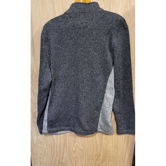 Woolrich Sweater Men's XXL Gray Pullover 1/4 Zipper Model: HMQ00385 Pre-owned - Picture 6 of 7